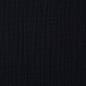 Preview: Musselin Double Gauze uni schwarz